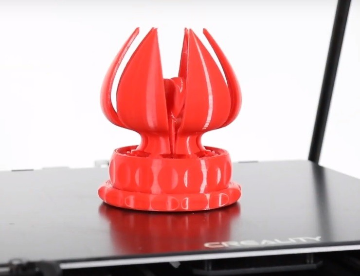 Пример печати на 3D принтере Creality CR-6 MAX